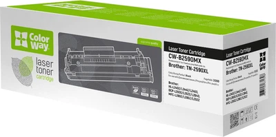 Тонер-картридж ColorWay совместимый аналог Brother TN2590XL HL-L2402D/L2442DW/L2460DN Black (CW-B2590MX)