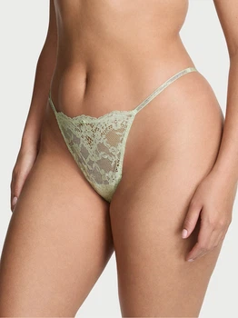 Трусики стрінги жіночі Victoria's Secret 640389485 S Зелені (1161256838)