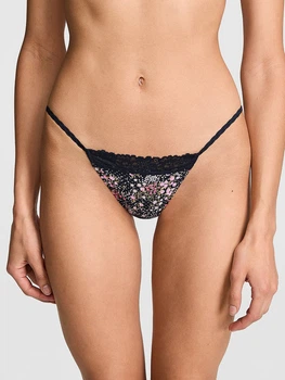 Трусики бикини женские хлопковые Victoria's Secret 271652403 S Синие (1161271259)