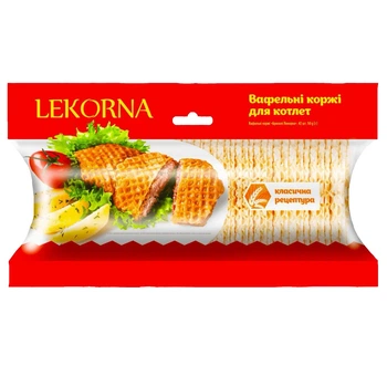 Вафельні коржі 50г ЛЕКОРНА бризолі