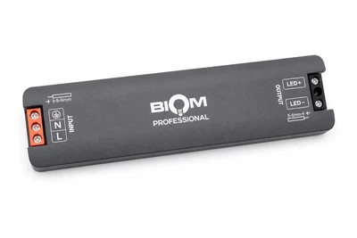 Ультратонкий блок живлення BIOM BPTH-12-100 12V 100W 8.3A IP44 Slim 13 мм 124×34×13 мм для LED стрічки