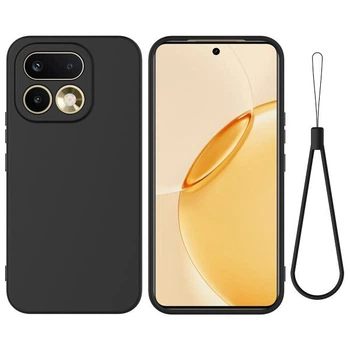 Силіконовий (TPU) чохол Deexe Silicone Case для Realme 16 Pro - Black