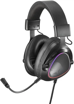 Zestaw słuchawkowy gamingowy Spartan Gear Erato Wired Headset Black (5207011013400)