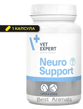 Харчова добавка (вітаміни) для нервової системи котів і собак VetExpert NeuroSupport, 1 капсула (5902414203778)