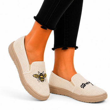 Жіночі сліпони ROXY бежеві Bee Strong бавовняні Premium Litma (36–41 р.) 39