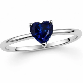 Кольцо серебряное Сердце с фианитом Silver Style 17.5 р. (11685.66 sku:2300104411022)