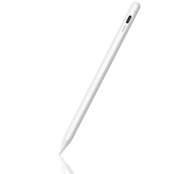 Стилус Universal Stylus Пен с активным наконечником 1,5 мм Магнитное крепление USB-C белый (K-22-60-A)