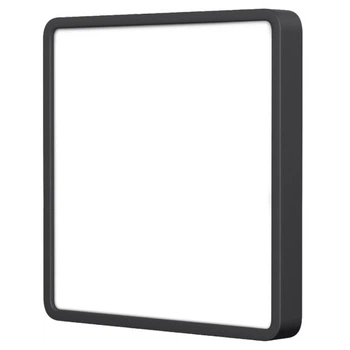 LED светильник накладной квадрат Black VIDEX 24W 5000K 220V
