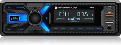 Автомобильное радио RDS Bluetooth, Wistrue 1DIN, R2420-RE2