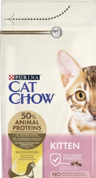 Сухой корм для котят Purina Cat Chow Kitten с курицей 1.5 кг