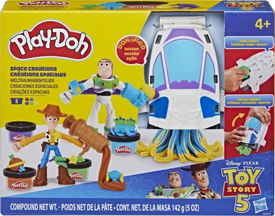Zestaw kreatywny z ciastoliną Hasbro Play-Doh Toy Story 5 – Kosmiczne kreacje G2319 (5010996359575)