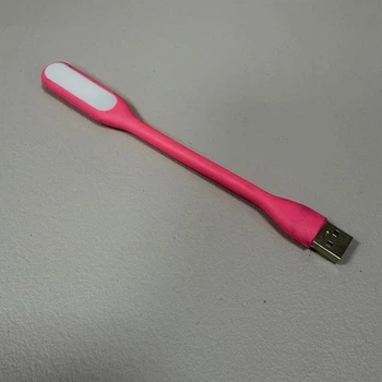 Лампа светодиодная USB гибкая 17х1,8х0,9 см A-Plus 4B1-05G1-02/405/8092 розовая