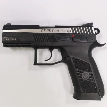 Пистолет пневматический ASG CZ 75 P-07 Nickel Blowback