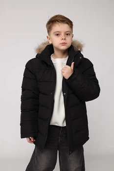 Куртка для хлопчика SLLIVINO чорний 164 ЦБ-00280162