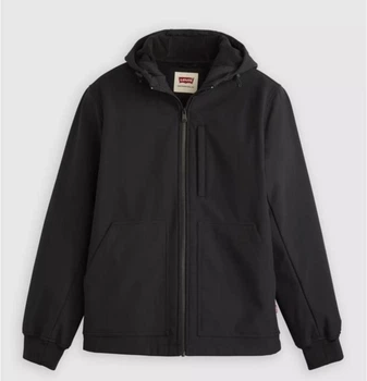 Чоловіча вітровка Softshell Levi`s утеплена L, чорна