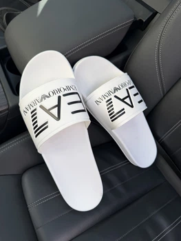 Шльопанці (unisex) Emporio Armani EA7 білі 46 (29.9 см) (XCP001 XCC22)
