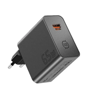 Сетевое зарядное устройство ESSAGER 65W GaN Fast Charger (ES-CD65)