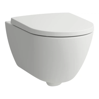 Rimless/Silent Flush подвесной унитаз в комплекте с сиденьем slow closing LAUFEN PRO X H8668600000001, белый