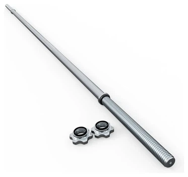 Гриф для штанги прямий 180 см + затискачі K-SPORT (ISL_KS-305)