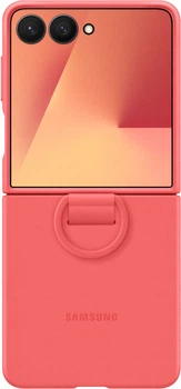 Etui na smartfon Samsung Ring Case (Silicone) do Samsung Galaxy Z Flip7 Red (EF-PF766TREGWW)