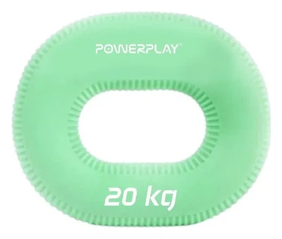 Еспандер кистьовий силіконовий PowerPlay PP-4336 Hand Grip Medium 20 кг. Зелений (PP_PP_4336_Green_20kg)