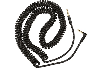 Кабель инструментальный FENDER CABLE DELUXE SERIES COIL 30' BLACK TWEED