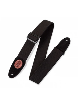 Ремень для гитары Levy's MSSC8-BLK Signature Cotton Series (Black)