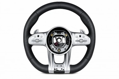 Руль AMG 2018-Style (черный, 3pin) для Mercedes C-сlass W205 2014-2021 гг