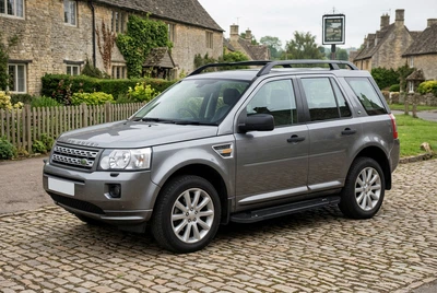 Боковые Подножки RedLine Black (2 шт., Алюминий) для Land Rover Freelander II 2006–2014 гг