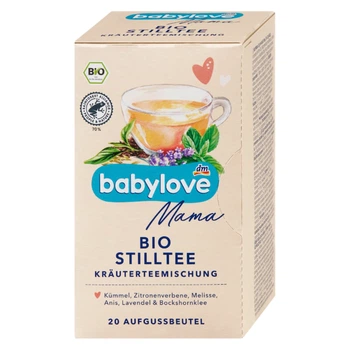 Органический чай Babylove Mama для кормящих женщин, травяной, 20 пакетиков