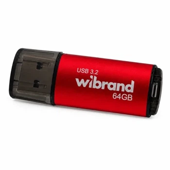 Флеш накопичувач USB 64Gb Wibrand Ladybug, Red, USB 3.2 Gen 1 (WI3.2/LB64P10S)