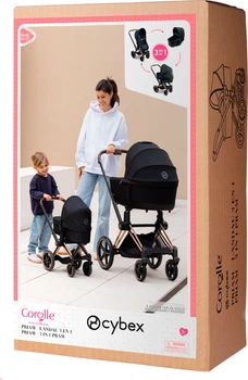 Wózek dla lalki Corolle Cybex Czarny 36–42 cm (9000142070)