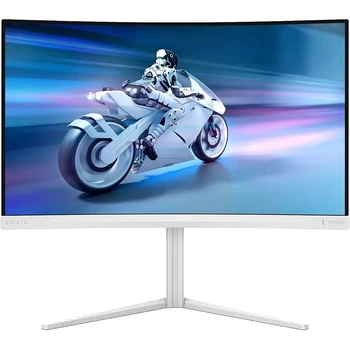 TFT 27' Philips 27M2C5201L, Fast VA, вигнутий, 180Hz, 2xHDMI, DP, білий