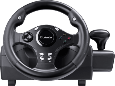 Ігрове кермо Defender Rager Black (64067) (7293241)