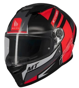 Шолом MT Stinger 2 Tron, XL, Чорний матовиий/Червоний (3080469)
