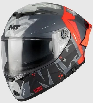 Шолом MT Thunder 4 R SV Сanvas, S, Сірий матовий (3080522)