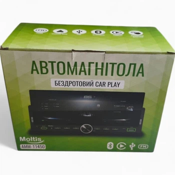 Автомагнитола Moltis AMM-11450 беспроводной CarPlay 6.86" 4x45Вт