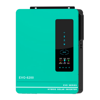Инвертор гибридный SOLAR EVO 6200/48 (6,2kW, 48V, 100А, Wi-Fi) "ARUNA"