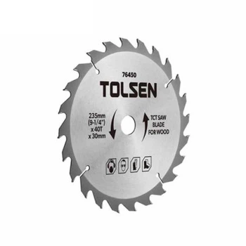 Диск пильний Tolsen з ТВС напайками по дереву 210х24Т*30мм