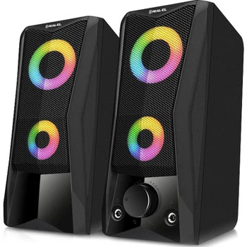 Акустическая система REAL-EL S-107 USB Black