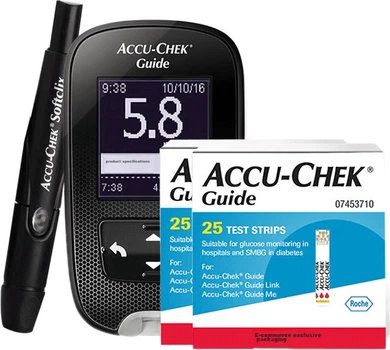 Глюкометр Roche Home Smart Navigator з тест-смужками, 100 шт