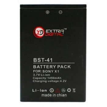 Аккумуляторная батарея Extradigital Sony Ericsson BST-41 (1450 mAh)