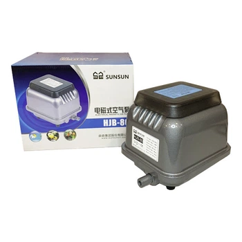 Компрессор для пруда мембранный SunSun HJB - 80, (80л/мин, 45 Вт)