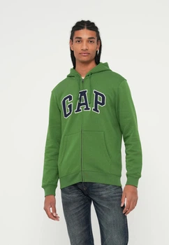Толстовка на флисе GAP с логотипом 1159854226 (Зеленый L)