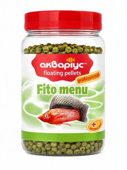 Корм для аквариумных рыб Аквариус Фито меню со спирулиной (Fito menu) - 600 мл (200г)