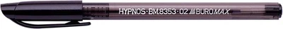 Ручка масляная Buromax Hypnos чёрных 0.7 мм черный корпус 1 шт. (BM.8353-02)