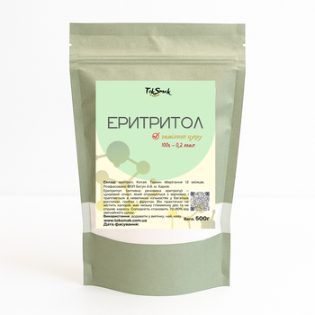 Эритритол TokSmak 500 г натуральный заменитель сахара
