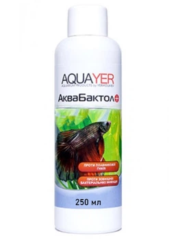Лекарство для аквариумных рыб AQUAYER АкваБактол 250 мл