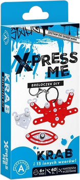 Конструктор Alexander X-press Me Брелок DIY – Краб 60 деталей 2940 (5906018029406)