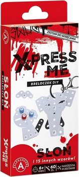 Конструктор Alexander X-press Me Брелок DIY – Слон 60 деталей 2939 (5906018029390)